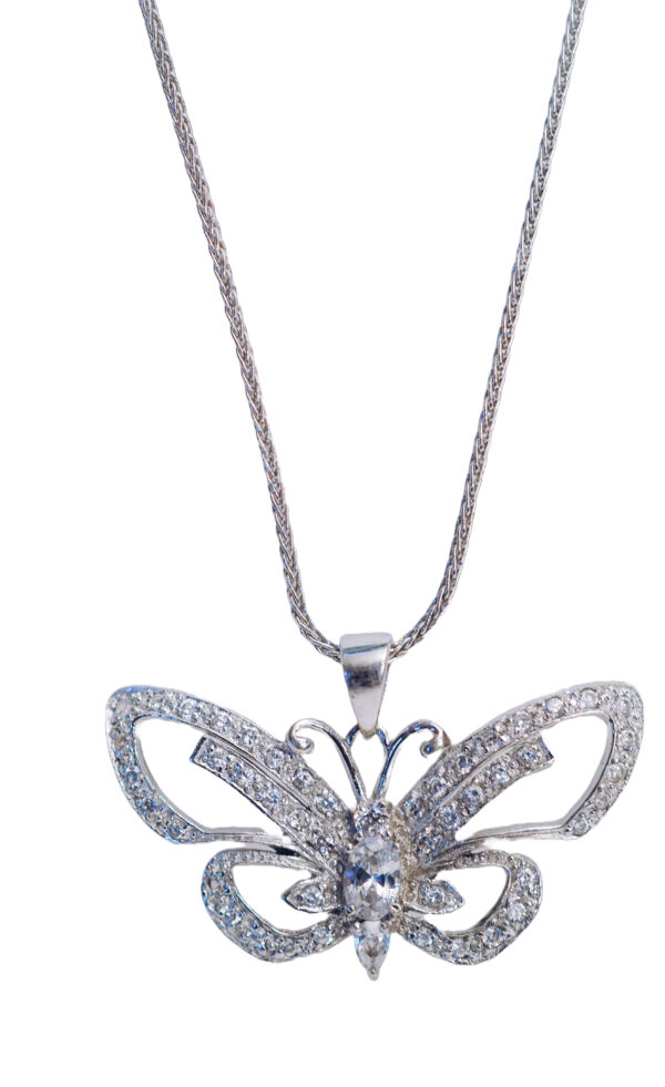 Sterling Silver Butterfly Necklace